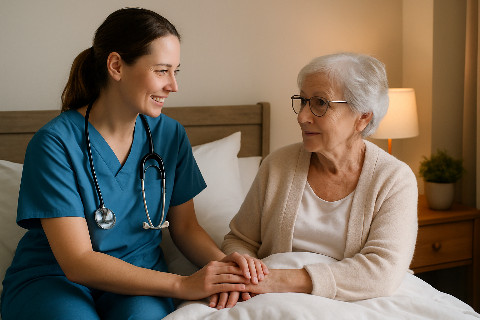 Compassionate traveling nurse 